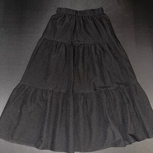 Elegant Black Maxi Skirt